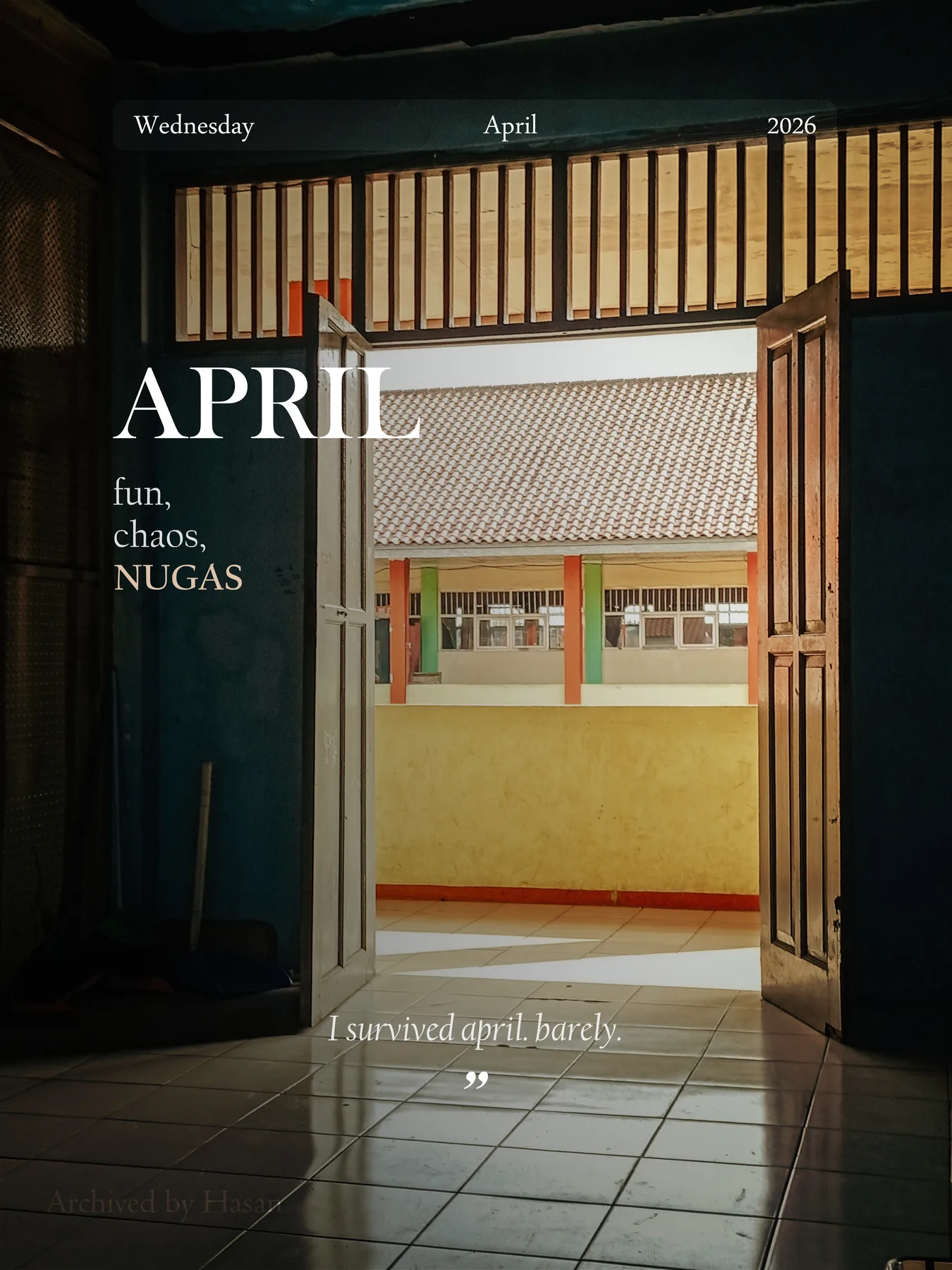 April poster